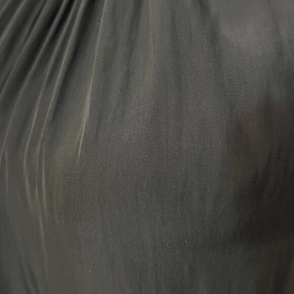 Ramy Brook New York Black Blouson Midi Dress Women’s Size M Elastic Waist Party - Picture 4 of 10